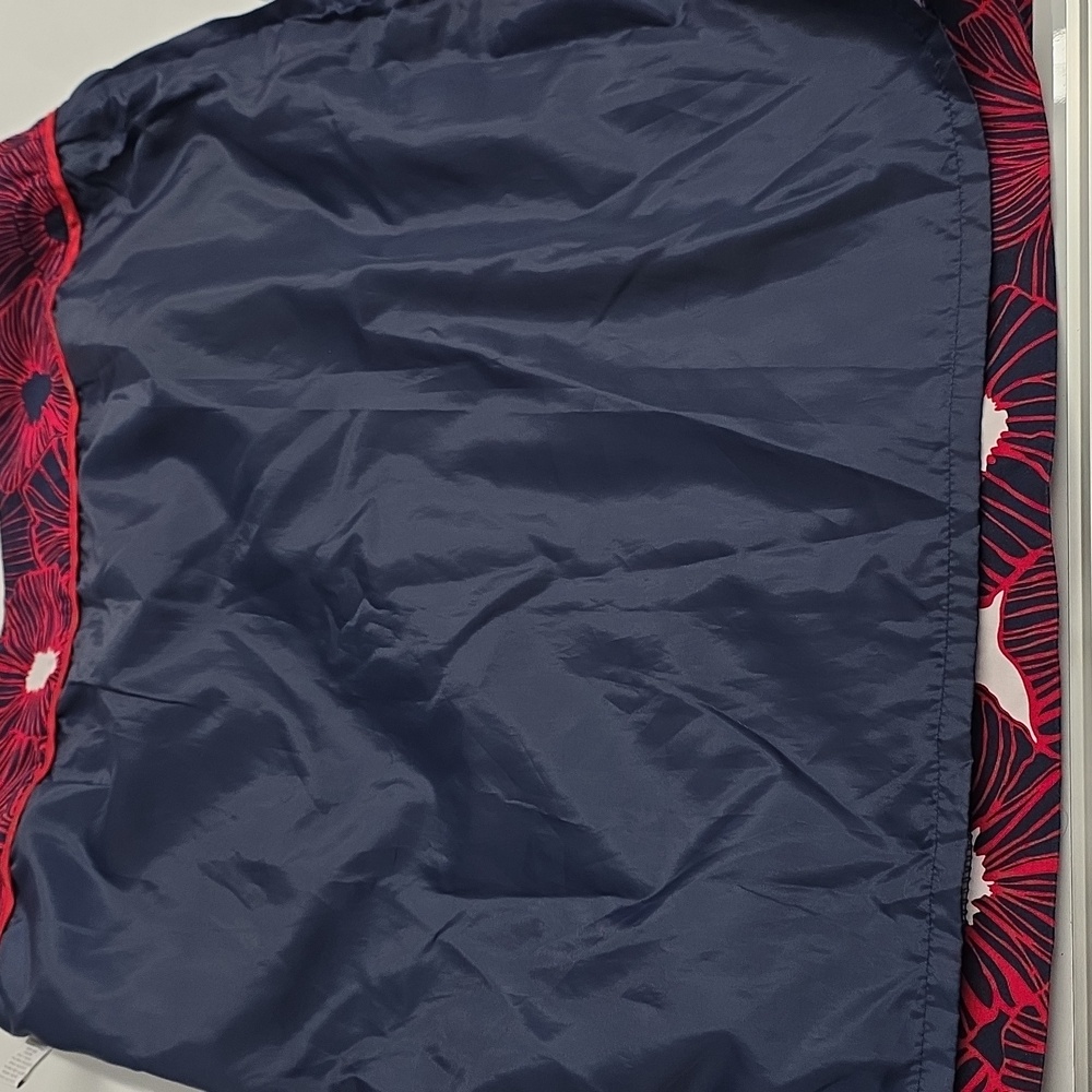 Charter Club Floral Skirt Navy Red Pencil Skirt Lined Classic Spring SummerStyle - Picture 6 of 13